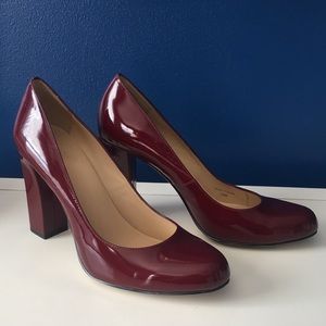 Kate Spade Patent Leather Red Heels